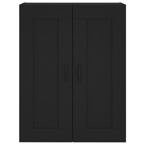 vidaXL Highboard Schwarz 69,5x34x180 cm Holzwerkstoff