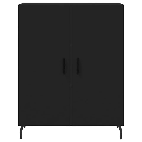 vidaXL Highboard Schwarz 69,5x34x180 cm Holzwerkstoff