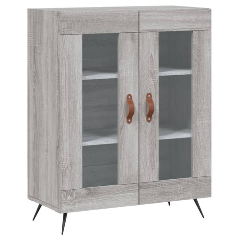 vidaXL Highboard Grau Sonoma 69,5x34x180 cm Holzwerkstoff