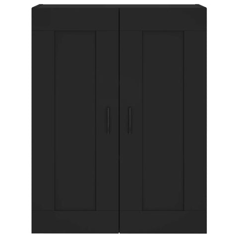 vidaXL Highboard Schwarz 69,5x34x180 cm Holzwerkstoff