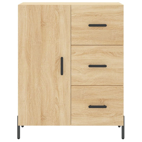 vidaXL Highboard Sonoma-Eiche 69,5x34x180 cm Holzwerkstoff