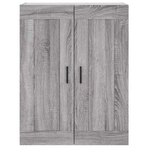 vidaXL Highboard Grau Sonoma 69,5x34x180 cm Holzwerkstoff