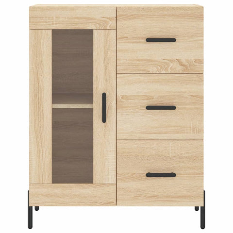 vidaXL Highboard Sonoma-Eiche 69,5x34x180 cm Holzwerkstoff