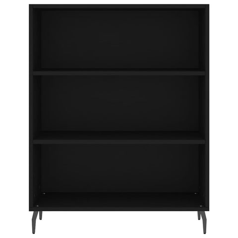 vidaXL Highboard Schwarz 69,5x34x180 cm Holzwerkstoff