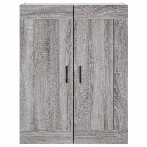 Highboard Grau Sonoma 69,5x34x180 cm Holzwerkstoff