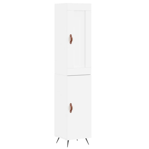 vidaXL Highboard Weiß 34,5x34x180 cm Holzwerkstoff