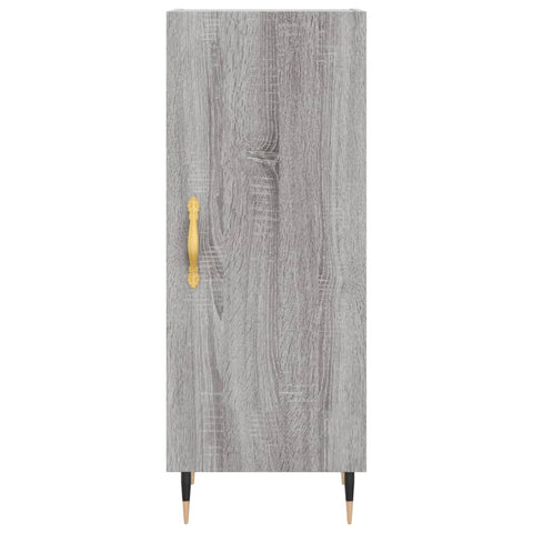 Highboard Grau Sonoma 34,5x34x180 cm Holzwerkstoff