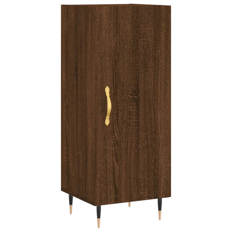 Highboard Braun Eichen-Optik 34,5x34x180 cm Holzwerkstoff