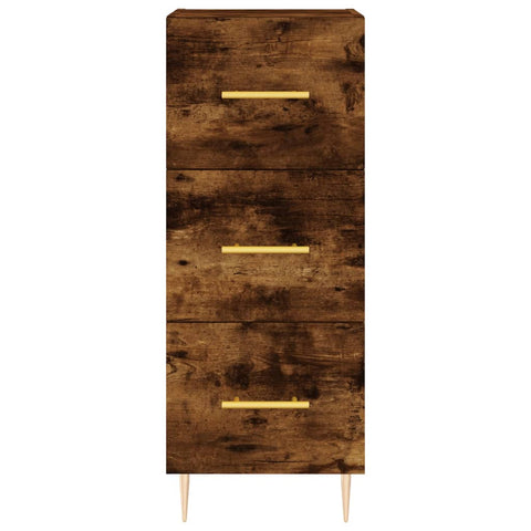 Highboard Räuchereiche 34,5x34x180 cm Holzwerkstoff