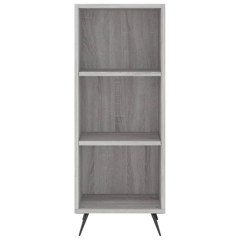 Highboard Grau Sonoma 34,5x34x180 cm Holzwerkstoff