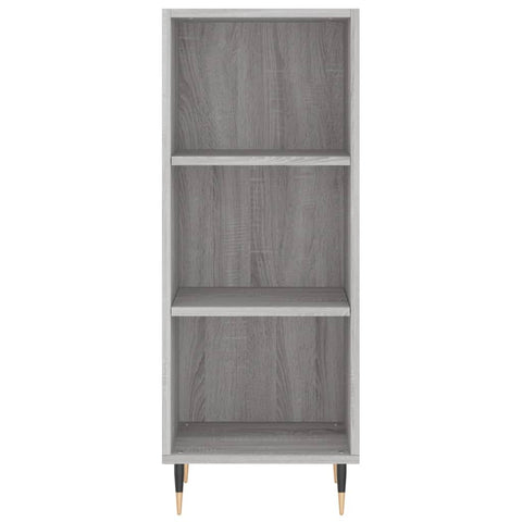 Highboard Grau Sonoma 34,5x34x180 cm Holzwerkstoff