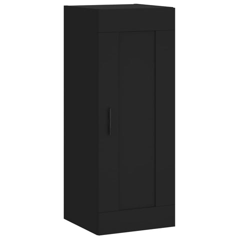 Highboard Schwarz 34,5x34x180 cm Holzwerkstoff