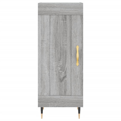 Highboard Grau Sonoma 34,5x34x180 cm Holzwerkstoff