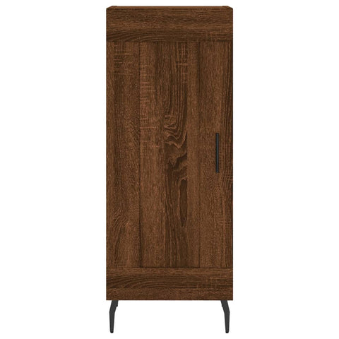 Highboard Braun Eichen-Optik 34,5x34x180 cm Holzwerkstoff