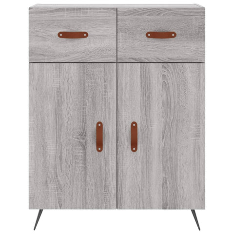 vidaXL Highboard Grau Sonoma 69,5x34x180 cm Holzwerkstoff