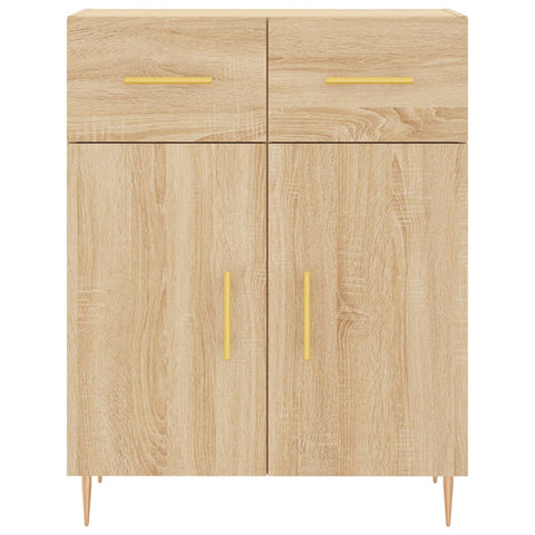 Highboard Sonoma-Eiche 69,5x34x180 cm Holzwerkstoff