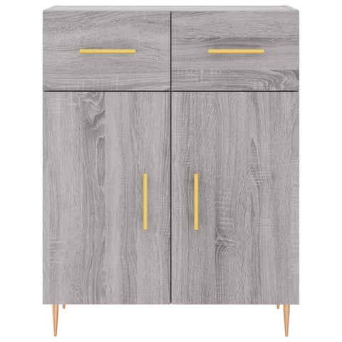 vidaXL Highboard Grau Sonoma 69,5x34x180 cm Holzwerkstoff