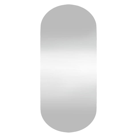 vidaXL Wandspiegel 40x90 cm Glas Oval