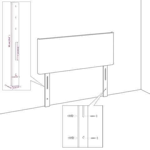 vidaXL Boxspringbett mit Matratze Dunkelbraun 90x200 cm Stoff