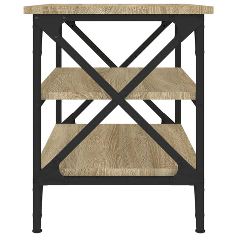 vidaXL Beistelltisch Sonoma-Eiche 55x38x45 cm Holzwerkstoff