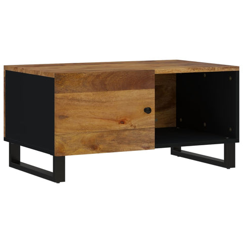 vidaXL Couchtisch 80x50x40 cm Massivholz Mango & Holzwerkstoff