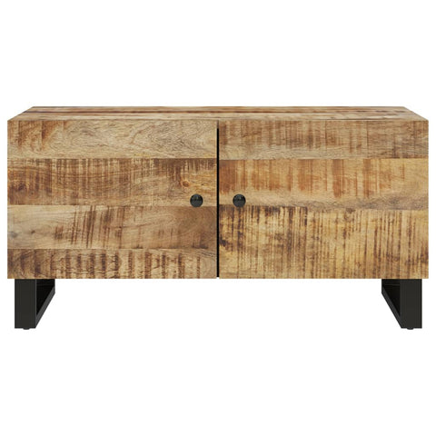 vidaXL Couchtisch 80x50x40 cm Massivholz Mango & Holzwerkstoff