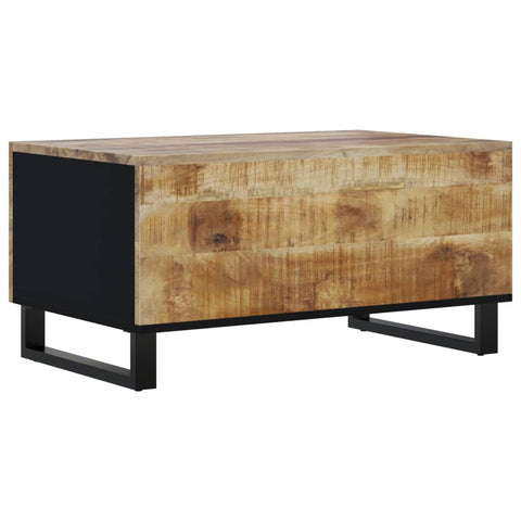 vidaXL Couchtisch 80x50x40 cm Massivholz Mango & Holzwerkstoff