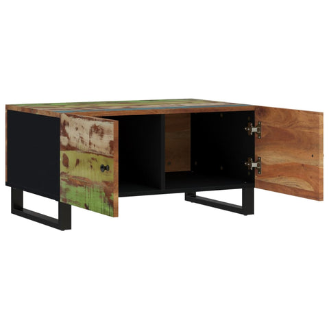 Couchtisch 80x50x40 cm Altholz Massiv & Holzwerkstoff