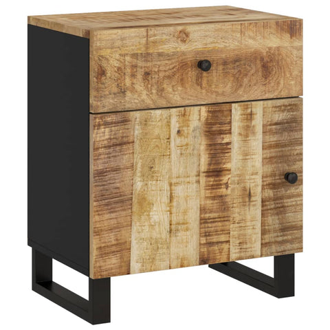 vidaXL Nachttisch 50x33x60 cm Massivholz Mango & Holzwerkstoff