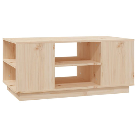 vidaXL Couchtisch 90x49x40,5 cm Massivholz Kiefer