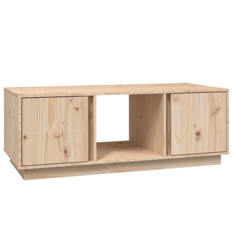 vidaXL Couchtisch 110x50x40 cm Massivholz Kiefer