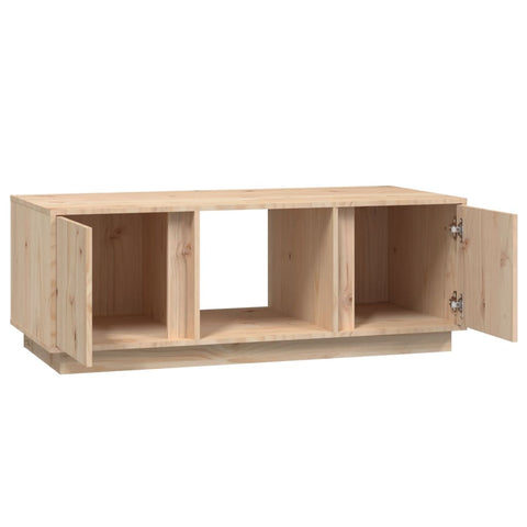 vidaXL Couchtisch 110x50x40 cm Massivholz Kiefer