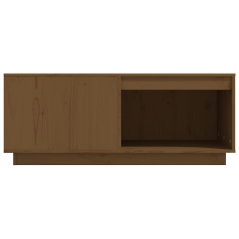 vidaXL Couchtisch Honigbraun 100x101x40,5 cm Massivholz Kiefer