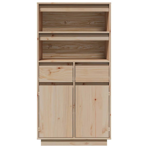 Highboard 60x40x116,5 cm Massivholz Kiefer