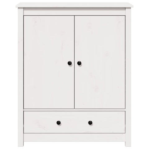 vidaXL Highboard Weiß 83x41,5x100 cm Massivholz Kiefer