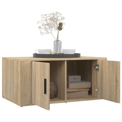 vidaXL Couchtisch Sonoma-Eiche 80x50x36 cm Holzwerkstoff