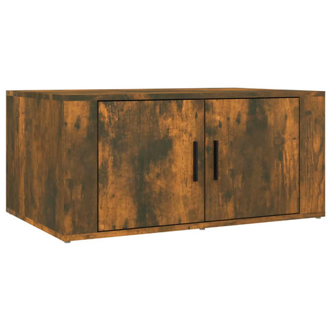 vidaXL Couchtisch Räuchereiche 80x50x36 cm Holzwerkstoff