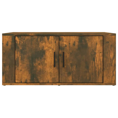 vidaXL Couchtisch Räuchereiche 80x50x36 cm Holzwerkstoff