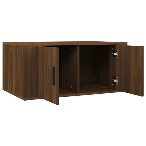 vidaXL Couchtisch Braun Eichen-Optik 80x50x36 cm Holzwerkstoff