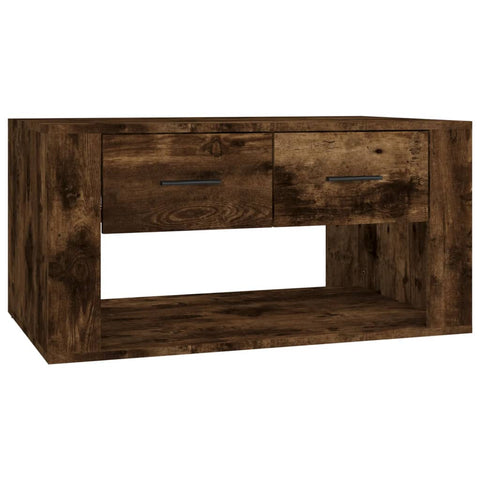 vidaXL Couchtisch Räuchereiche 80x50x40 cm Holzwerkstoff