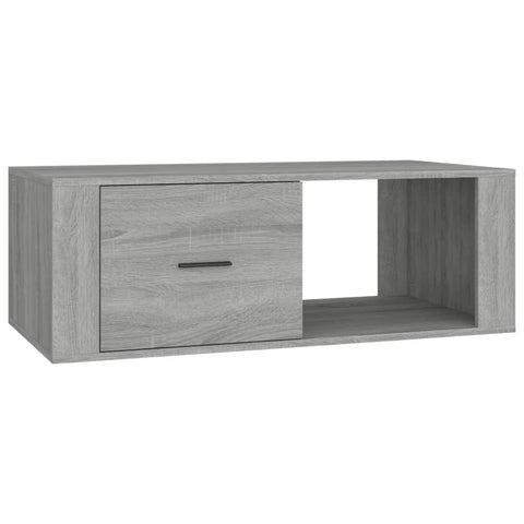 vidaXL Couchtisch Grau Sonoma 100x50,5x35 cm Holzwerkstoff