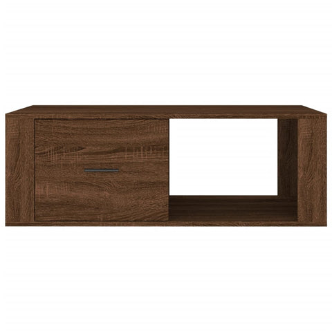 vidaXL Couchtisch Braun Eichen-Optik 100x50,5x35 cm Holzwerkstoff