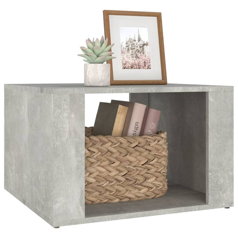 vidaXL Nachttisch Betongrau 57x55x36 cm Holzwerkstoff