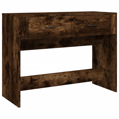 vidaXL Konsolentisch Räuchereiche 100x39x75 cm Holzwerkstoff