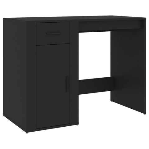 vidaXL Schreibtisch Schwarz 100x49x75 cm Holzwerkstoff