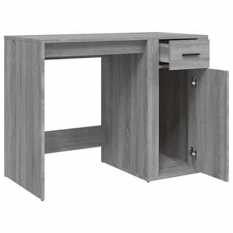 Schreibtisch Grau Sonoma 100x49x75 cm Holzwerkstoff