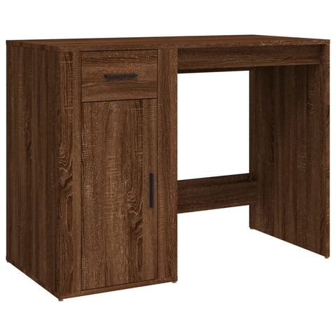 Schreibtisch Braun Eichen-Optik 100x49x75 cm Holzwerkstoff