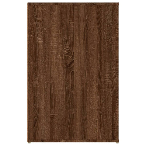 Schreibtisch Braun Eichen-Optik 100x49x75 cm Holzwerkstoff