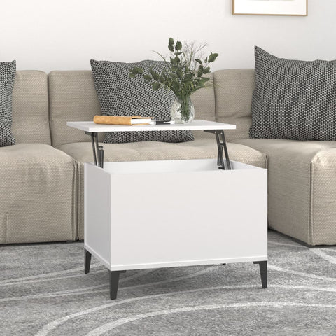 vidaXL Couchtisch Weiß 60x44,5x45 cm Holzwerkstoff