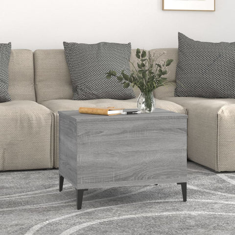 vidaXL Couchtisch Grau Sonoma 60x44,5x45 cm Holzwerkstoff